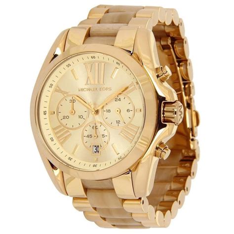 michael kors mk5722 bradshaw gold and horn watch|Michael Kors MK5722 Wrist Watch for Women .